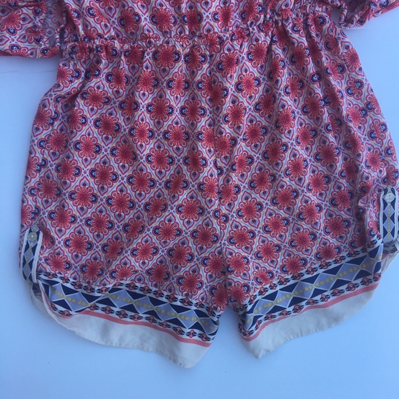 CHELSEA & VIOLET LONG SLEEVE BUTTON DOWN ROMPER - Picture 3 of 8